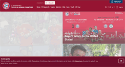 Desktop Screenshot of fcbayern.com